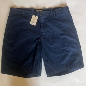 Peter Millar Deep Blue Flat Front Men's Shorts